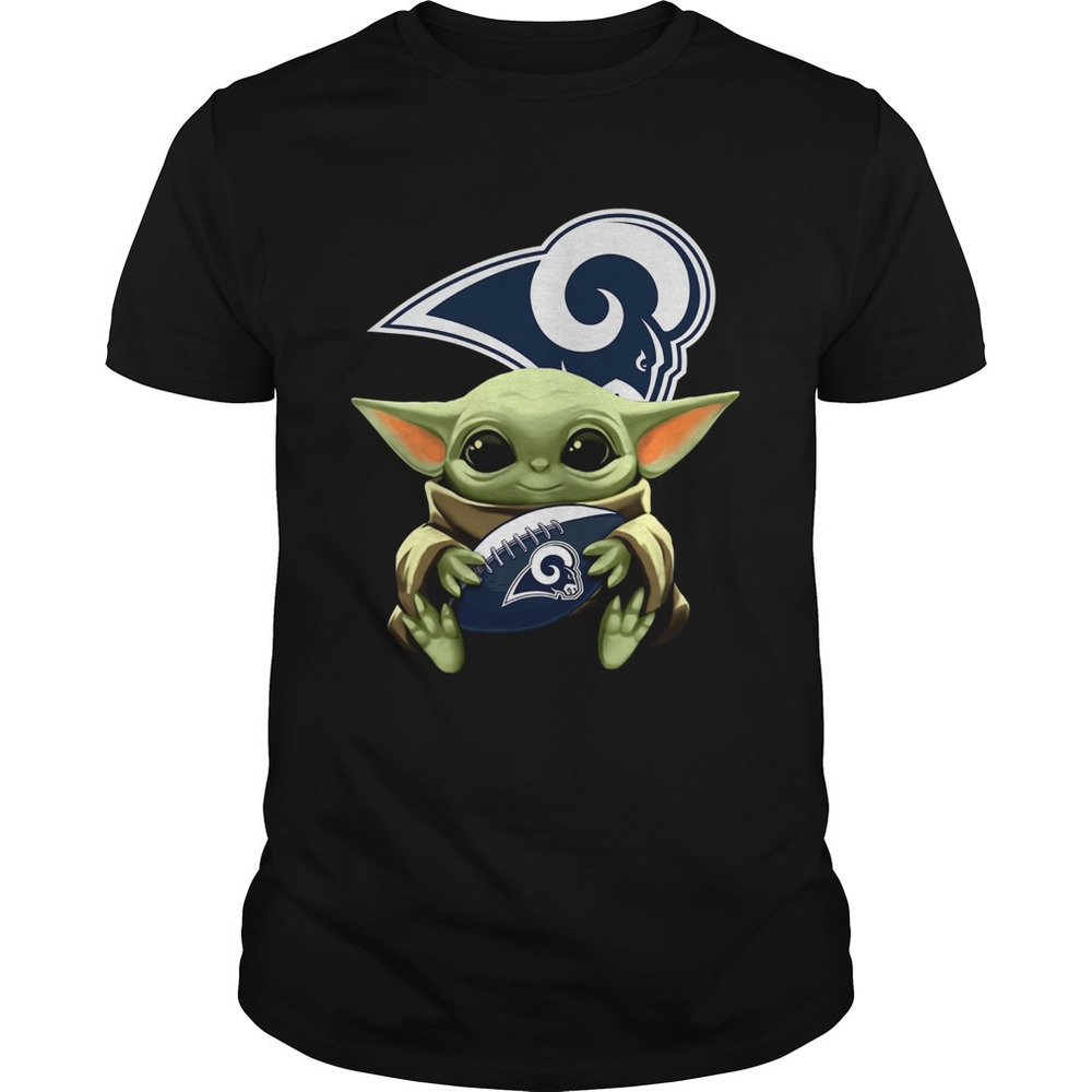 Star Wars Baby Yoda Hug Los Angeles Rams Shirt